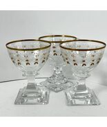 KOSTA BODA  Junior Crystal Champagne Sherbet 3 1/2&quot; Tall Lot Of 3 - $49.19 CAD