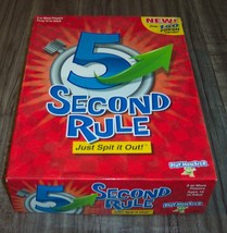 5 Second Rule Just Spit It Out Game CARDINAL COMPLETE Party - $14.85