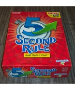 5 Second Rule Just Spit It Out Game CARDINAL COMPLETE Party - £11.68 GBP