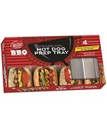 TableCraft BBQ Stainless Steel Hot Dog Prep Tray, Silver, Medium - £21.87 GBP