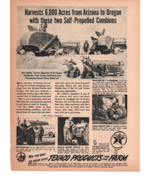 1945 Texaco 6,000 Acres From Arizona To Oregon Print ad Fc3 - £10.45 GBP