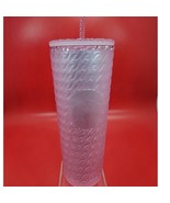 Starbucks 2024 Matte Light Pink Chain Link Soft Touch Venti Tumbler Cup ... - $24.64 CAD