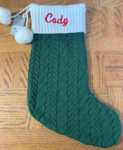 Things Remembered &quot;Cody&quot; Large Christmas Stocking-Brand New-SHIP N 24 HO... - $41.98