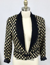 Stijfselkissie Marijke Benedict Womens S Vintage 1980s Woven Bolero Jack... - $61.48