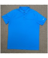 Nike Golf Dri-FIT Polo Shirt Light Blue XL Caledon Woods Club Standard Fit - $19.80