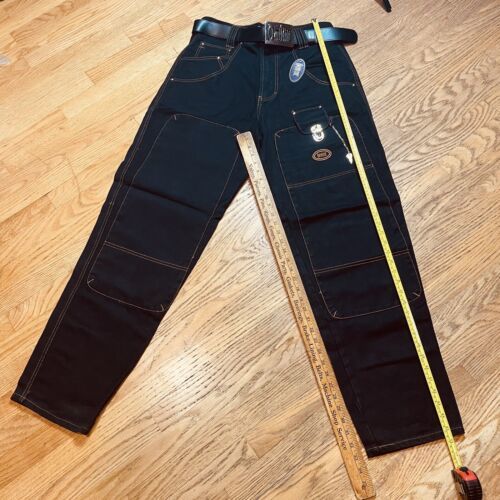Vintage Corniche Streetwear Belted Jeans Men’s Size 34x33 Lock And Key R... - $90.00