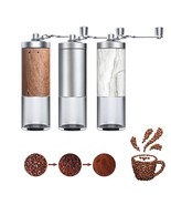 Manual Coffee Grinder Stainless Steel Hand Adjustable Steel Core Burr  - $36.60 CAD