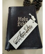 Religious Bookmark Amazing Grace Gift Laser Engraved Wood - $6.83 CAD