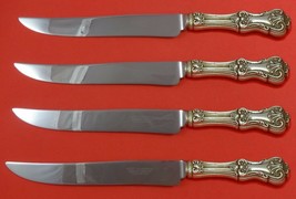 Federal Cotillion by Frank Smith Sterling Steak Knife Set Texas Sized Custom - $478.74 CAD