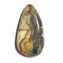 22.84 Carats TCW 100% Natural Beautiful Crazy Lace Agate Fancy Cabochon Good Qua - £10.83 GBP