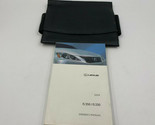 2009 Lexus IS350 IS250 Owners Manual Set with Case OEM H02B38009 - $24.74