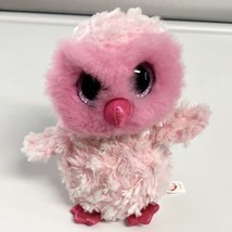 TY Twiggy the Owl Plush Toy Pink Sparkly 6&quot; Stuffed Animal Stuffy 2019 - £7.89 GBP