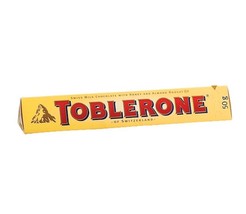 20 x classic Toblerone Chocolate almond nougat Candy Bar Canadian 50g each - $46.44