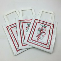 Christmas Present Gift Bags Set Of 5 Candy Cane Wish Upon A Star Snowmen - $17.99