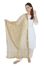 Women&#39;s Fancy party Net Embroidered Bollywood Style Wedding Stole Dupatta Chunni - £19.04 GBP