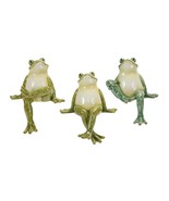 Frog Shelf Sitters (Set of 3) 4"H Resin - $56.70