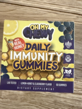 Elderberry Gummies Immunity Support Real Honey &amp;Lemon 60 Count EXP 5/27 NEW - $351.03 MXN