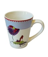Coffee Cup Mug ROSANNA &quot;IT&#39;S MY TIME&quot; Red Hat and Heels Ceramic Handled ... - £7.03 GBP