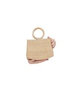Small Shoulder Bag Mini Tote Bag Handwoven Straw Bag Handbag Crossbody B... - £67.47 GBP