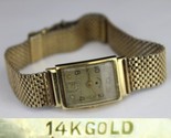 vintage men&#39;s 14k GOLD Lord Elgin watch 21 JEWEL 559 &quot;Schwab &amp; Wuischpar... - $429.99