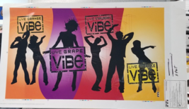Vibe Energy Drink Preproduction Advertising Art Work Live Orange Grape 2006 - £14.81 GBP