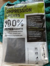 Knee Brace Unisex Compression Sleeve (1 Pair) - XXL Black new - £5.52 GBP