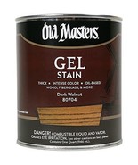 Old Masters 24991 80704 Gel Stain, 1 Quart, Dark Walnut, 32 Fl Oz - $37.45