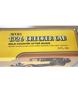 Vintage Avon 1926 Checker Cab Wild Country After Shave 5 Oz NOS  Box &amp; D... - £12.03 GBP