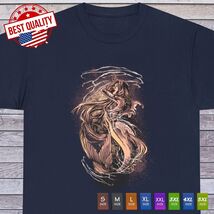 Marine Beach Mermaid T Shirt, Vintage Old School Tattoo Clothing - $17.99+
