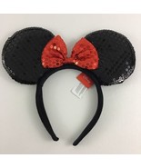 Disney Theme Park Collectible Souvenir Minnie Mouse Ears Headband Sequin... - $31.63