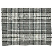 Gray Plaid Chindi Placemats Set - $126.70