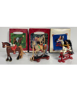 Lot of 3 Pony for Christmas Hallmark Keepsake Ornaments 1999, 2001, &amp; 2005 - £11.78 GBP