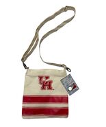 University of Houston UH Crossbody Bag Canvas Shoulder Purse Red White N... - $21.60