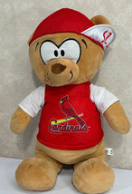 St. Louis Cardinals Vintage Plush Bear Good Stuff 26&quot; Stuffed MLB Animal - £11.30 GBP