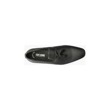 Stacy Adams Tazewell Plain Toe Tassel Tuxedo Shoes Slip On Black 25343-001 image 4