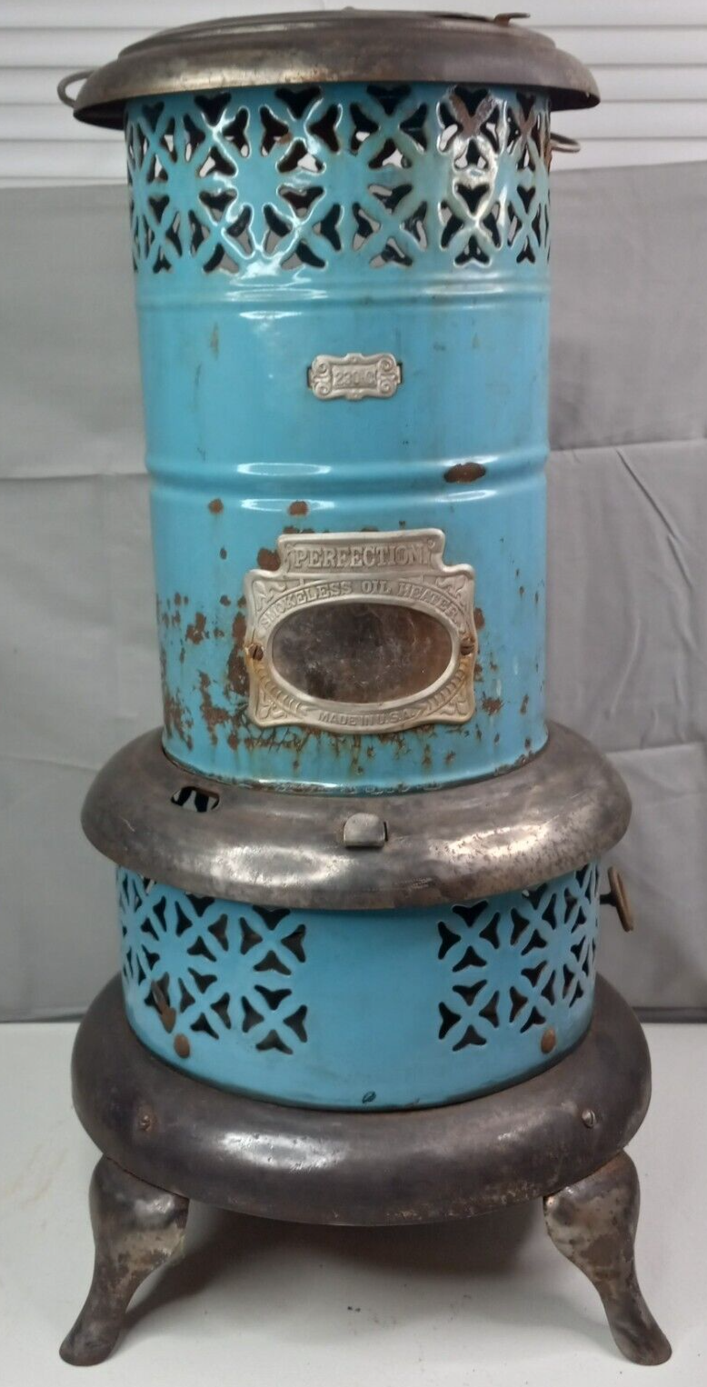 Primary image for Blue Perfection Kerosene Oil Heater Cabin Parlor Stove 230-C USA Smokeless