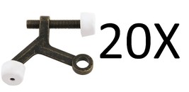 20X Stanley 57-1035 (DP57-1035) Hinge Pin Doorstops In Antique Brass - $16.04