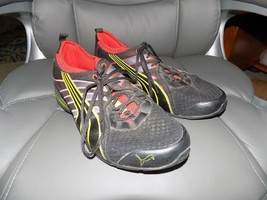 Puma Voltaic 4 Fade Lime/Red/Black Running Casual Ortholite Shoes Size 1... - $62.05