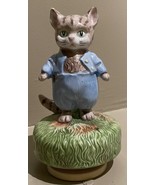 Beatrix Potter Music Figurine The Tale of Tom Kitten Schmid Happy Wander... - $574.85 MXN