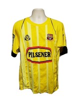 Optimus BSC Pilsener Movistar Coca Cola Mens Large Yellow Soccer Footbal... - $39.59