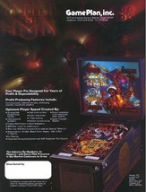 Attila The Hun Pinball Flyer Game Plan 1984 NOS Retro Game Artwork 8.5&quot; x 11&quot; - £16.52 GBP