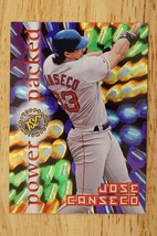 1996 Topps Stadium Club Power Packed Jose Canseco Card PP3 Boston Red Sox - £3.94 GBP