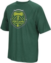 Adidas Men&#39;s Portland Timbers Light Up Short Sleeve Crew T-Shirt, Green, Large - £18.00 GBP