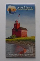 Michigan Lighthouse Guide Folding Brochure 2014 - $7.69