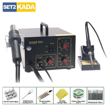 KADA 852 Soldering and Rework Station Hot Air Gun and Soldering Iron 2-I... - £145.67 GBP