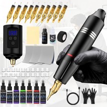 Wireless Rotary Tattoo Pen Kit with 1500mAh Power Complete Portable Kit - $47.52