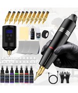Wireless Rotary Tattoo Pen Kit with 1500mAh Power Complete Portable Kit - $47.52