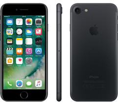 Apple iPhone 7 black 2gb 64gb quad core 4.7&quot; HD screen IOS 15 4g LTE smartphone - £303.74 GBP