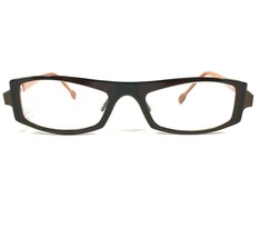 THEO CHRISTOPH Eyeglasses Frames Brown Orange Rectangular Titanium 48-19-135 - £176.31 GBP