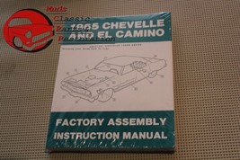 1965 65 Chevrolet Chevy Chevelle &amp; El Camino Malibu SS Factory Assembly Manual - £21.78 GBP